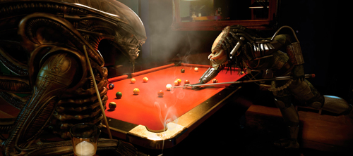 Aliens vs. Predator: шахматы, биллиард, теннис.