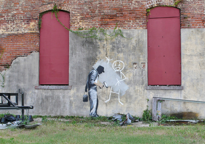Banksy в Новом Орлеане.