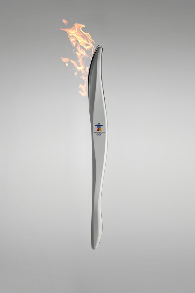 Bombardier: дизайн олимпийского факела.