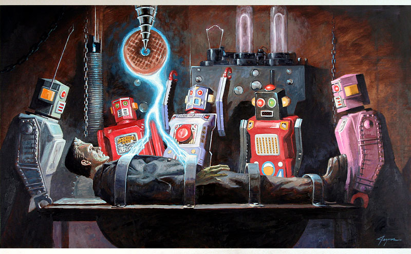 Eric Joyner: роботы и пончики.