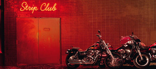 Harley-Davidson: Strip club.