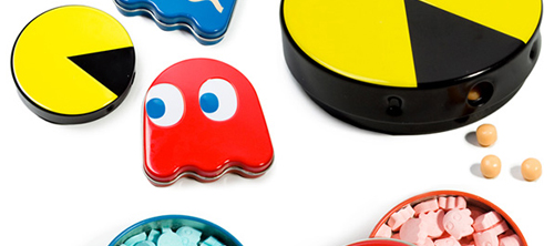 Pac-Man с конфетами.