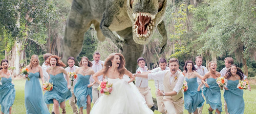 Quinn Miller: тиранозавр на свадьбе.